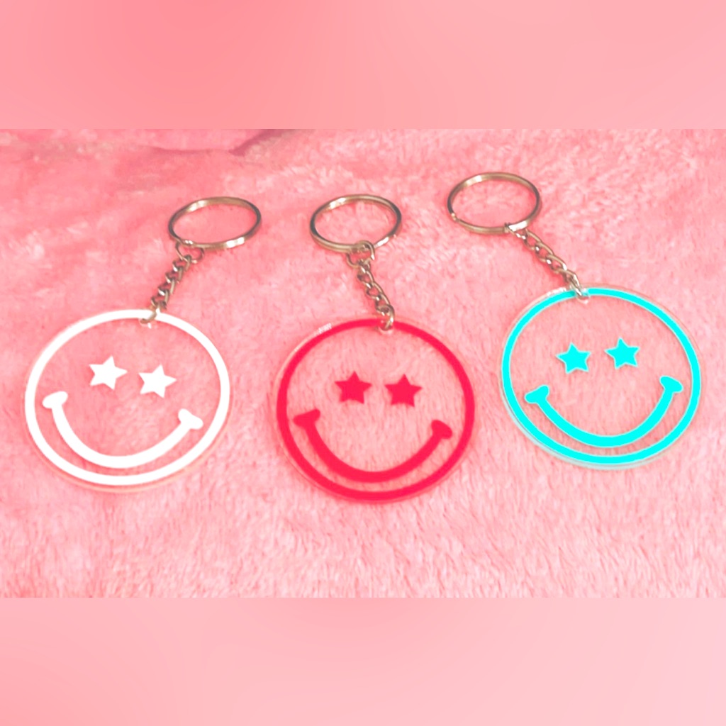 Smiley Face Keychains!!!